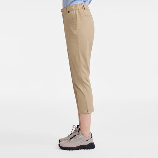 AIGLE Spring and Summer Classic UPF40+DFT Quick-drying Moisture-wicking Cropped Pants Women's Apricot AT702 36 (160/70A)