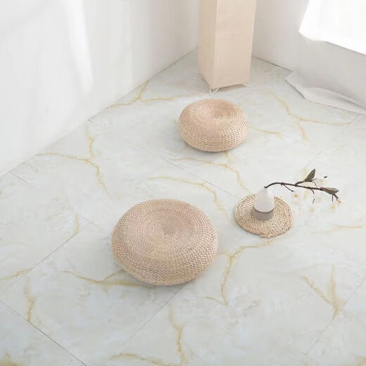 Thickened self-adhesive flooring cement floor leather direct flooring waterproof floor tiles sticker household wear-resistant floor mat 6627 stone pattern wear-resistant 60*60/piece