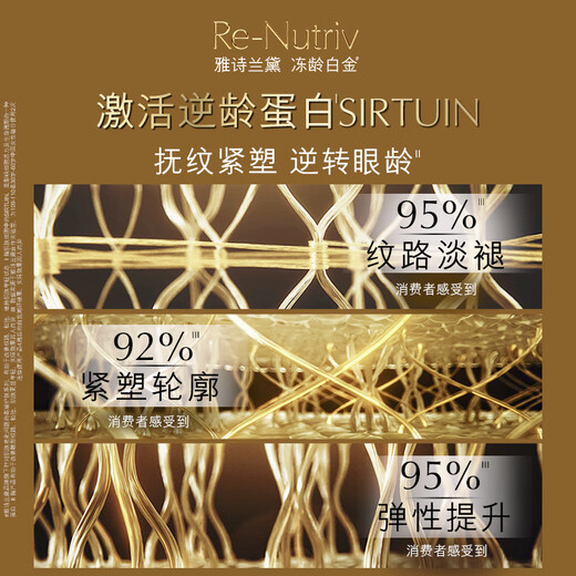 雅诗兰黛白金黑钻眼精华15ml护肤品套装化妆品礼盒淡纹生日礼物效期27年1