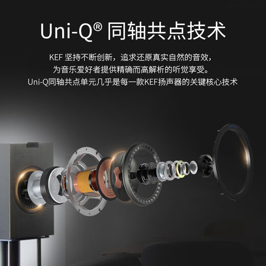 KEF Q350 Passive Bookshelf Speaker Coaxial HiFi Audio 2.0 Channel Hi-Fi Home Audio Level Speaker Living Room TV Speaker Amplifier Set Q350+PMA900