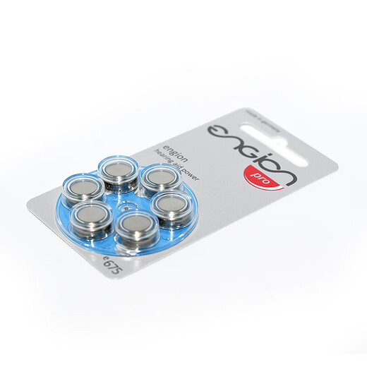 Accesorios de audífonos Originales Engion Motor Ayudor Batería de zinc Batter Battery E10E13E312E675 E13/PR48/1.4V (1 ​​placa)