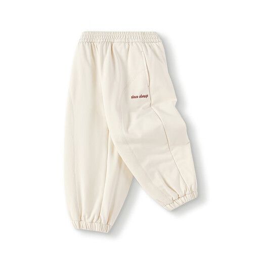 Balabala children's clothing children's trousers boys and girls baby leggings trousers autumn and winter loose and versatile casual pants light khaki 50311 110 cm