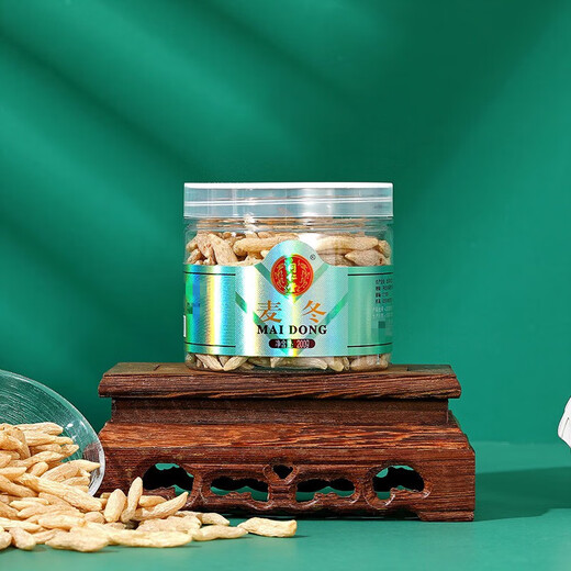 
Beijing Tongrentang Ophiopogon japonicus 200g Sichuan Mianyang Ophiopogon japonicus 1 plump large grains of sulfur-free smoked Ophiopogon japonicus 1 can be made with Astragalus ginseng ginseng 1 can