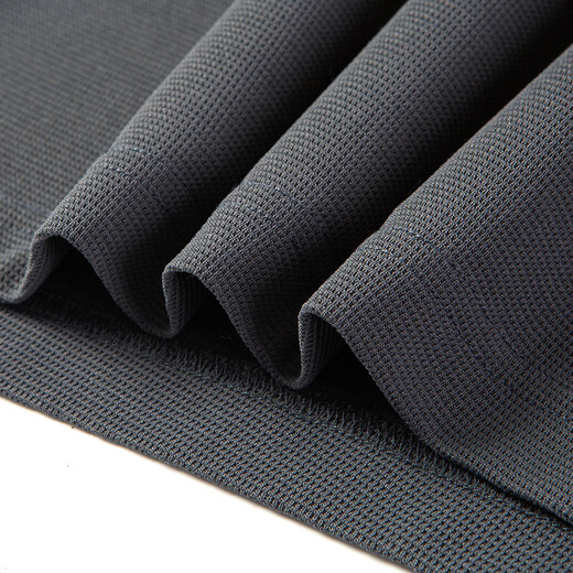 MONTAGUT Crisp and Stylish & Contrast Lapel Autumn Simple Casual Long Sleeve Men's Polo Shirt JG Dark Gray XL