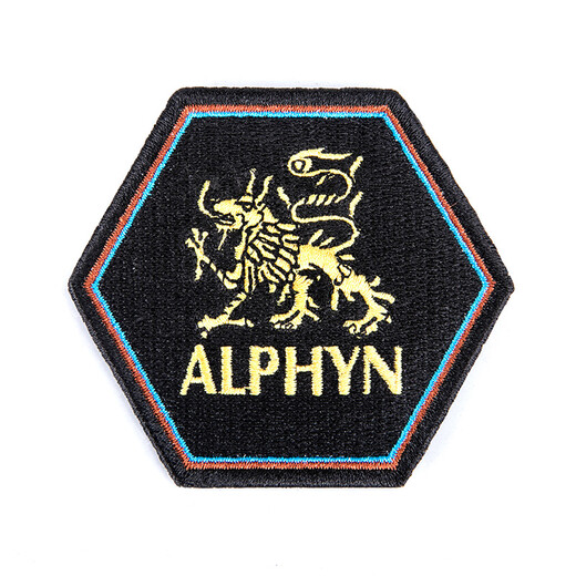 MAXGEAR ALPHYN patch, outdoor military fan personality identification armband, epaulette, jewelry, backpack Velcro patch, ALPHYN patch