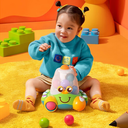 Auby Baby Children Toys Crazy Digital Cognitive Crab Learning Mathematics Educación temprana Máquina Iluminación Juguetes Baby Baby Boys Boys And Girls Birthday Regalo Cangrejo cognitivo digital loco (versión de recarga)