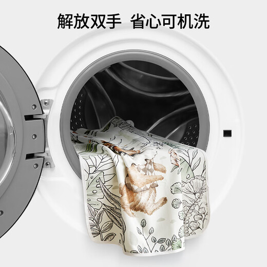 BUBBLE TREEpro隔尿垫婴儿可水洗防水防漏幼儿园新生儿床垫床单 风铃花语-pro竹棉款-亲肤透气 90cm*70cm