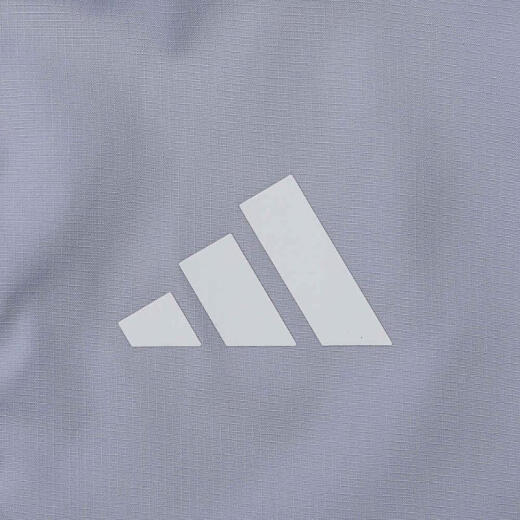 阿迪达斯 （adidas）外套男士2024夏季新款运动服跑步健身训练梭织连帽夹克休闲上衣 IN1484浅银 L