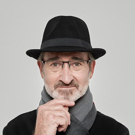 SOMUBAY (SOMUBAY) Four Seasons High-end Men's Top Hat Old Man Spring and Autumn Dad Hat British Retro Gentleman Hat Shanghai Beach Hat Blue Single Hat Regular Size 56-58CM