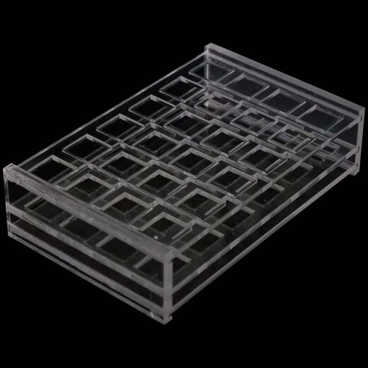 冰禹 BYA-301 有机玻璃比色皿架 751光程10mm 12孔
