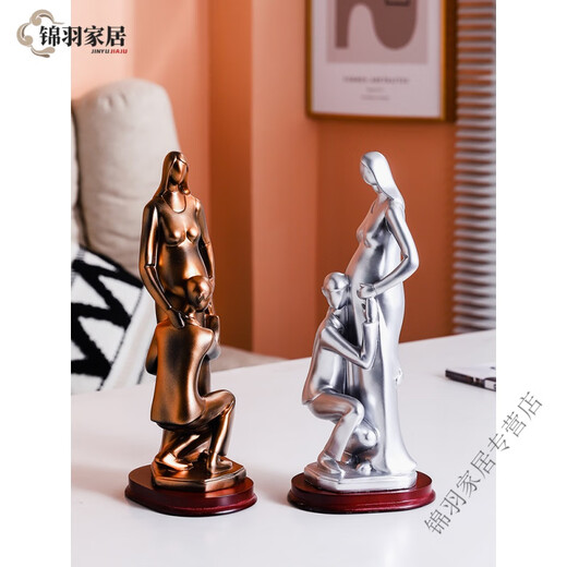 Shantoulin Village Pure Tin Memorial Plate Ornament of the Tenth Anniversary of Marriage Gift for Wife Wedding Anniversary Boyfriend Girl 15934 Silver + Provide Engraving + Pregnancy Gift Box (