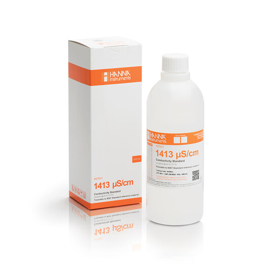 
HANNA HI7030L Conductivity EC Standard Buffer HI7031 Calibration Fluid HI7033L 500ml HI7030L 12880 uS/cm