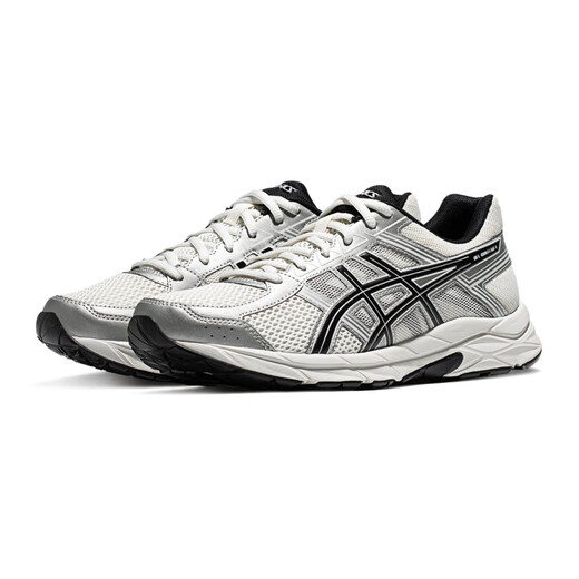 ASICS men's shoes breathable running shoes sports shoes cushioning comfortable running shoes GEL-CONTEND 4 white/silver 43.5