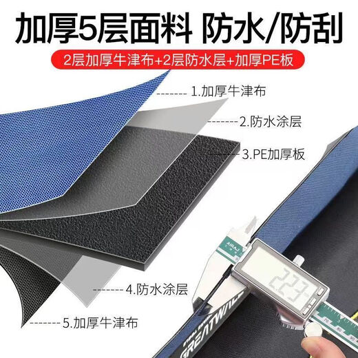 Arrizo Tool Bag Electrician Repair Storage Bag Large Capacity Tool Bag Weak Current Carpentry Portable Oxford Cloth Bag 18 Inch