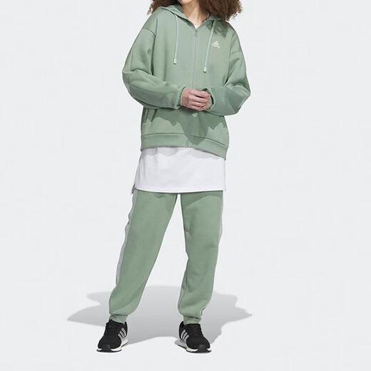 阿迪达斯运动外套女连帽户外百搭加绒防风保暖休闲夹克IK9894 IK9894 L