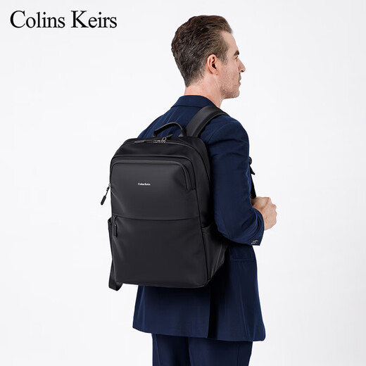 Colins Keirs Rucksack Herren -Rucksack Reisetasche Großkapazität Business Computertasche 2024 Neue Schüler der High School College School Tasche Schwarz