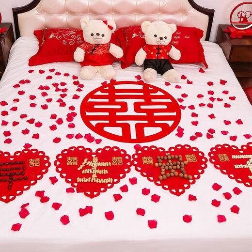 Wu ji pétalos de rosa manos de boda espolvoreadoras flores de boda decoración atmósfera flores chinos día de San Valentín día de San Valentín vino rosa vino rojo ~ 1000 piezas
