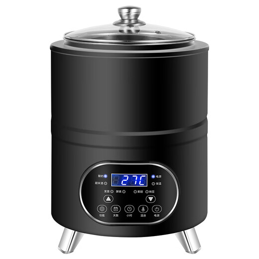 云初晞伟纳斯商用全自动可定时恒温智能大容量发面酸奶米酒发酵机商用电热酸奶机 8L 酸奶发酵机  升级款  黑色
