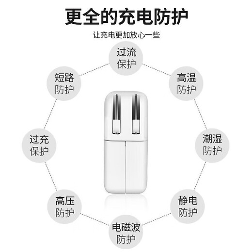 好又齐苹果电脑充电器Macbook Air Pro笔记本配件本电源适配器45/60/85W充电线/头三四口100W氮化镓套装 【升级款T型】45W丨直头丨A1466/A1465