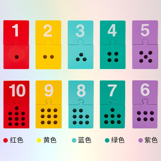 Kinder für frühkindliche Bildung Mathematikunterricht AIDS zur Erkennung von Zahlen, Farbübereinstimmungen, Perlen, Zahlenübereinstimmungsspielzeug-Spielzeug-Kinder-Digitalstick--TL