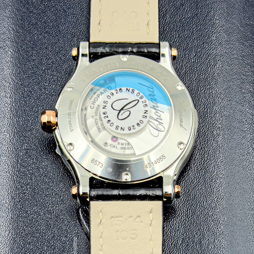 Chopard Swiss Watch Happy Sport Series Happy Diamond Automatic Mechanical Ladies Watch New Year Gift 278573-6013 Five Diamond Rose Gold Silver Plate 30mm