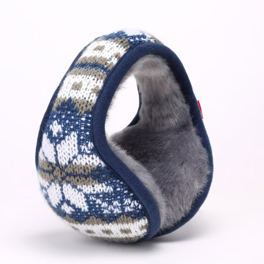 Chenghu Luo New Product Winter Warm Earmuffs Men's Winter Earmuffs Women's Winter Ear Covers Winter Ear Warming Women's Ear Bags Blue Snowflakes