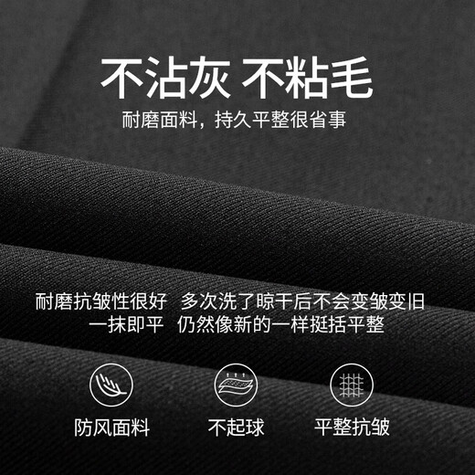 Shanshan Suit Men's Four Seasons Business Casual Suit Jacket Slim Groom Wedding Dress Solid Color Formal Suit Black (No Vest) XL 180/96A(50)