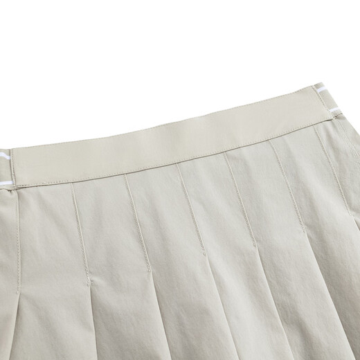 NIKE 3BRAND Nike girls breathable sweat-wicking skirt summer new sports children's skirt Feather gray coffee 120/56 Recommended height 110-116cm