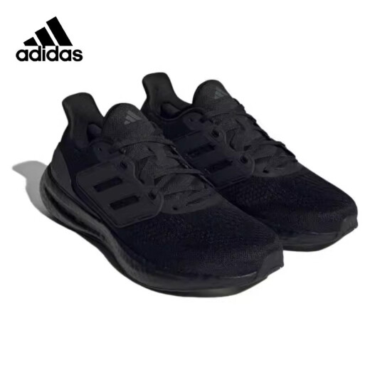 阿迪达斯（adidas）男鞋女鞋2024春季新款休闲轻便透气舒适跑步鞋IF4840 黑色|IF4840 40