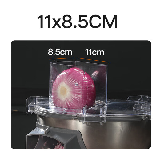 ISUNG kommerzielle Würfelschneidemaschine, große Öffnung für Kartoffeln, Karotten, Gemüseschneidemaschine, Mango-Ananas-Würfelartefakt, Gemüsezerkleinern und -schneiden, Doppelfunktion, Würfeln + Zerkleinern, Anmerkungen zur Größe von Kindergarten/Kantine/Restaurant