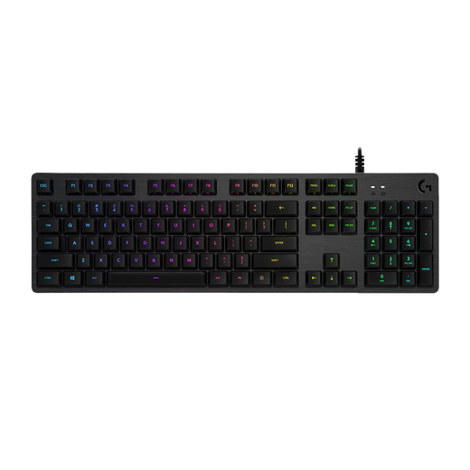 Logitech (G) G512 wired gaming mechanical keyboard RGB backlight wired full size League of Legends lol Genshin Impact macro programming keyboard G512 red axis-L axis