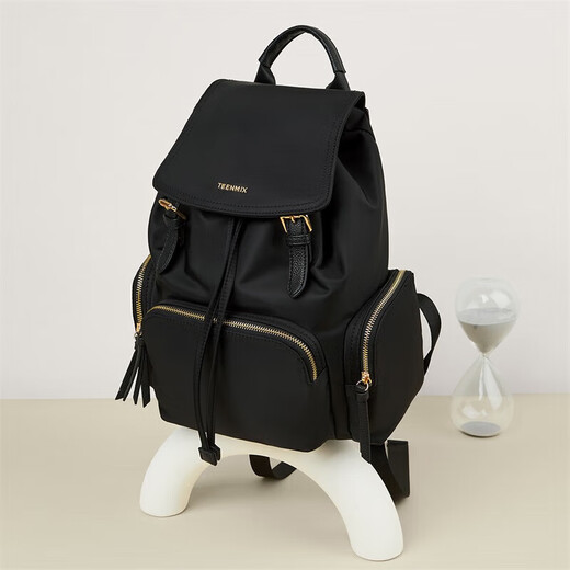 TEENMIX backpack nylon high-end backpack commuter computer bag large-capacity travel school bag female birthday gift for girlfriend