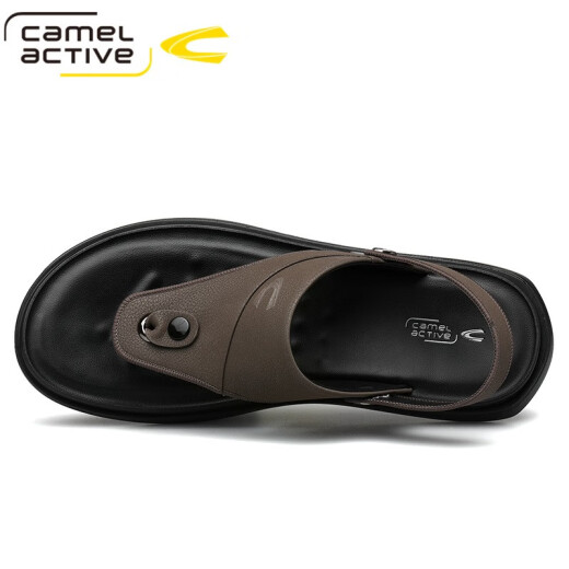 Sandalias de hombres dinámicas de camello alemanes para verano Nuevos zapatos de playa informales Sandalias sin deslizamiento Sandalias de doble propósito Flip Flip Flopslip 3880 Gray (tamaño de zapato deportivo) 42