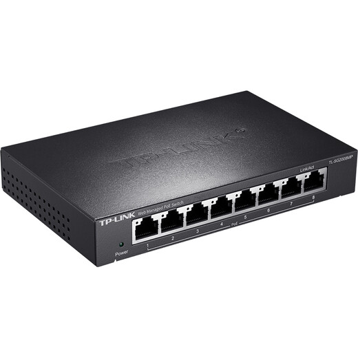 TP-LINK Full Gigabit Web Network Management 8-Port Gigabit PoE Power Splitter Splitter Hub PoE Switch TL-SG2008MP