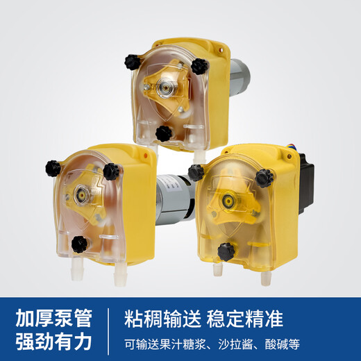 Jihpump 683k große Durchfluss peristaltische Pumpe kleine industrielle Füllmaschine Konstante Durchflusspumpe Selbstprimulationspumpe Pumpe Tinte Getränk Abgabe Pumpe 683K/BT-24V-300R1905 ml