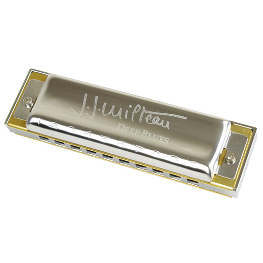 HOHNER imported ten hole adult blues harmonica JJMilteau signature model playing level 10 holes B flat key