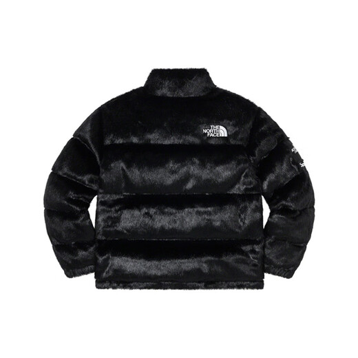 The North Face (The North Face) совместная модель, однотонная боковая этикетка содержит куртку из искусственной кожи, мужскую, черного цвета S