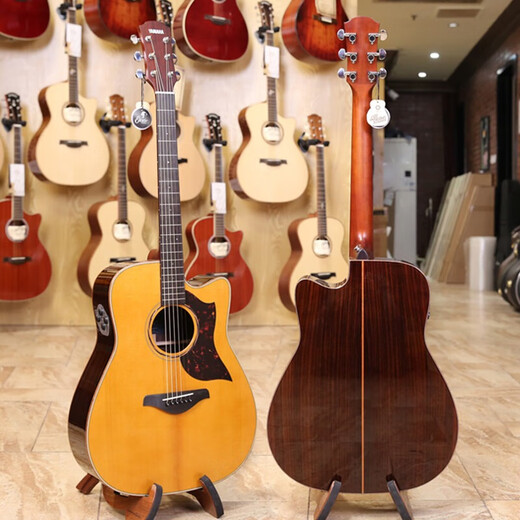
Yamaha (YAMAHA) single board guitar A1 A3R electric box folk guitar missing corner baccarat guitar professional stage performance advanced 41-inch A3R-full single