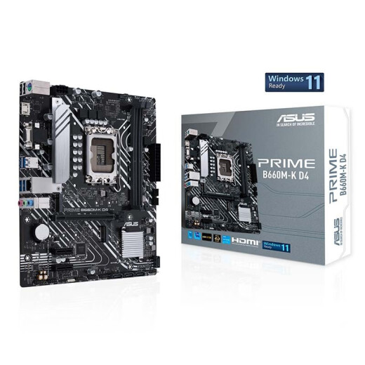 英特尔（Intel）13代酷睿CPU处理器 华硕610/660主板CPU套装 板u套装 华硕PRIME B660M-K D4 i7-13790F 盒装【五年质保】