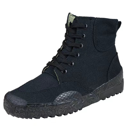 
3531 Jiefang Shoes Men's high-top wear-resistant camouflage military training shoes for women's migrant workers' yellow sneakers for labor protection canvas training rubber shoes for 3531 High jungle color 41