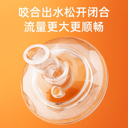 Equipped with universal wide-mouth bottle learning nozzle straw for 8 months and above (suitable for Pigeon, Goodbaby and other bottles)