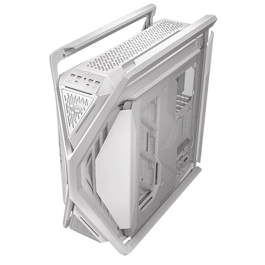 华硕（ASUS）ROG HYPERION 创世神机箱 铝合金X骨架/全塔机箱/支持EATX主板/双420水冷/GR701 GR701 创世神机箱 双C口 白色