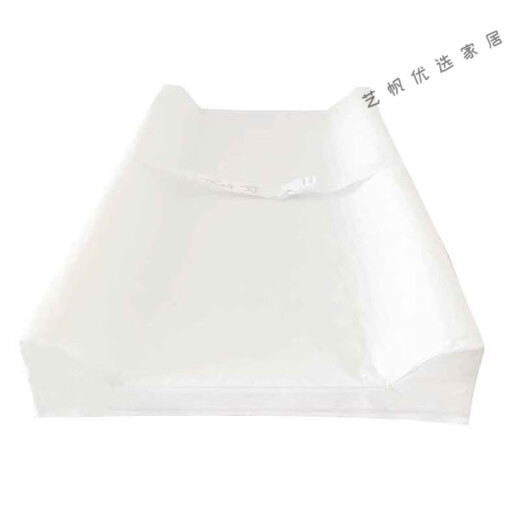 尿布台垫子u型婴儿换尿布垫片台抚触按摩台宝宝换衣垫防水隔尿垫 白色布垫+条纹布套可悬空 80x45cm