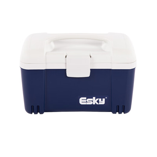 Eski insulated box car refrigerator large capacity refrigerated box outdoor camping picnic breast milk food stall portable foam box 12L high quality with ice bricks*2