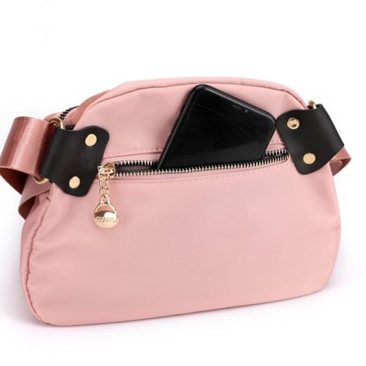 
Giant Son Kangaroo 2023 new one-shoulder small bag women crossbody bag women canvas bag versatile fashion simple Oxford cloth shell bag black