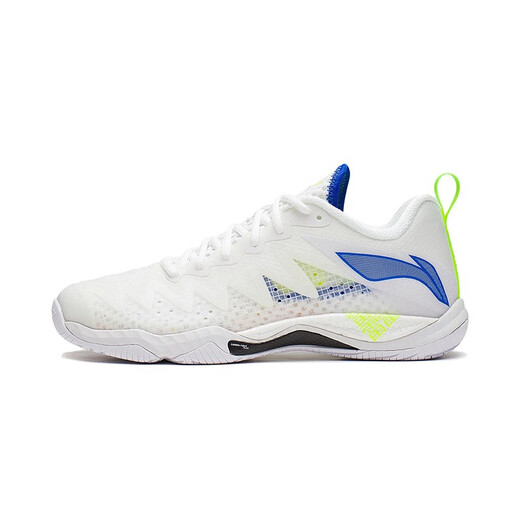 Li Ning Falcon 5 Li Ning's new badminton shoes shock-absorbing ultra-light competition sports shoes standard last non-slip light breathable AYAS026 white Falcon 5 42.5
