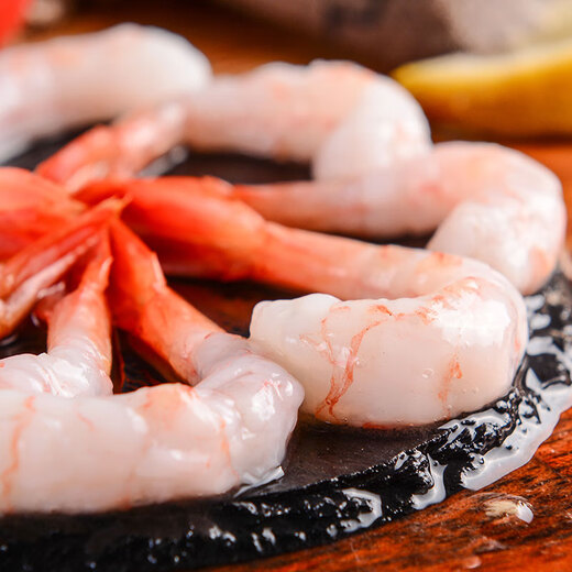 Mega Ready-to-Eat 27 Shelled Sweet Shrimps 70g*3 Bags Arctic Sweet Shrimp Sashimi Straight from the Source