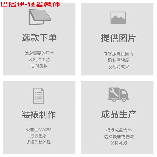 Baloyi deeply customized electric meter box decorative painting, custom-made large-size switch box painting, shielding switch, weak current box without punching, hydraulic flip cover, black frame and gold frame, customized size 2, aluminum alloy frame, tempered crystal screen