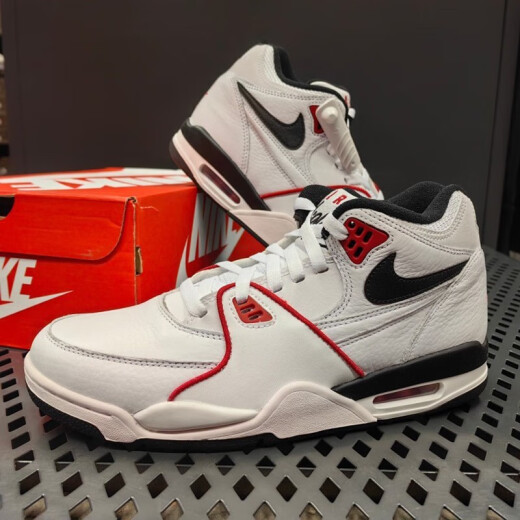 耐克（NIKE）篮球鞋男鞋夏季新款防滑耐磨缓震休闲鞋透气运动鞋BQ4212-100 FD9928-101复古白红 40.5
