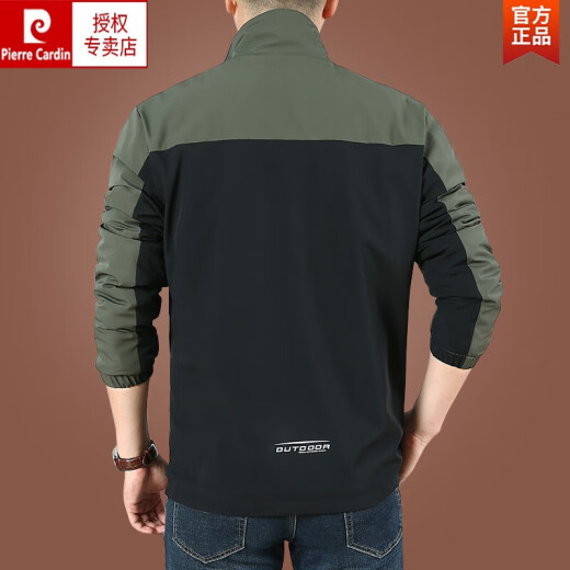 Pier Cardin Marke High-End-Herrenkleidung, Herren Plus Samtjacke, Herbst und Winter 2022 Neue Freizeitjacke, Herrenkleidung, Herren-Herbst-Top, lose gestrickt, 9896 [grau schwarz] plus Samt ohne Preis 3xl 190spezifikationen (180jin [Jin gleich rund 0,5 kg]))